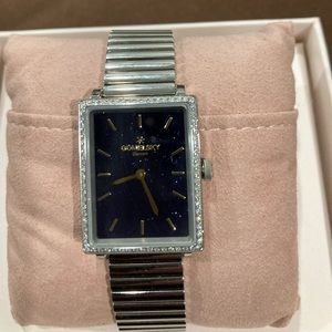 Gomelsky Shirley Fromer Steel Black Dial Diamond Watch